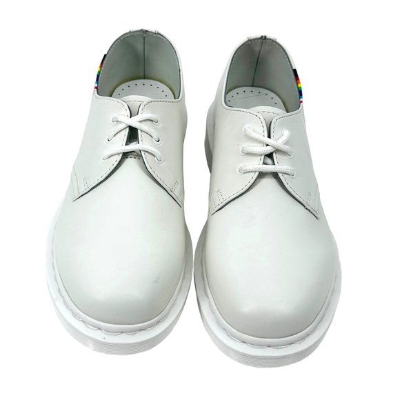 Dr. Martens 1461 For Pride White Size 7 Women's NEW - Picture 4 of 5